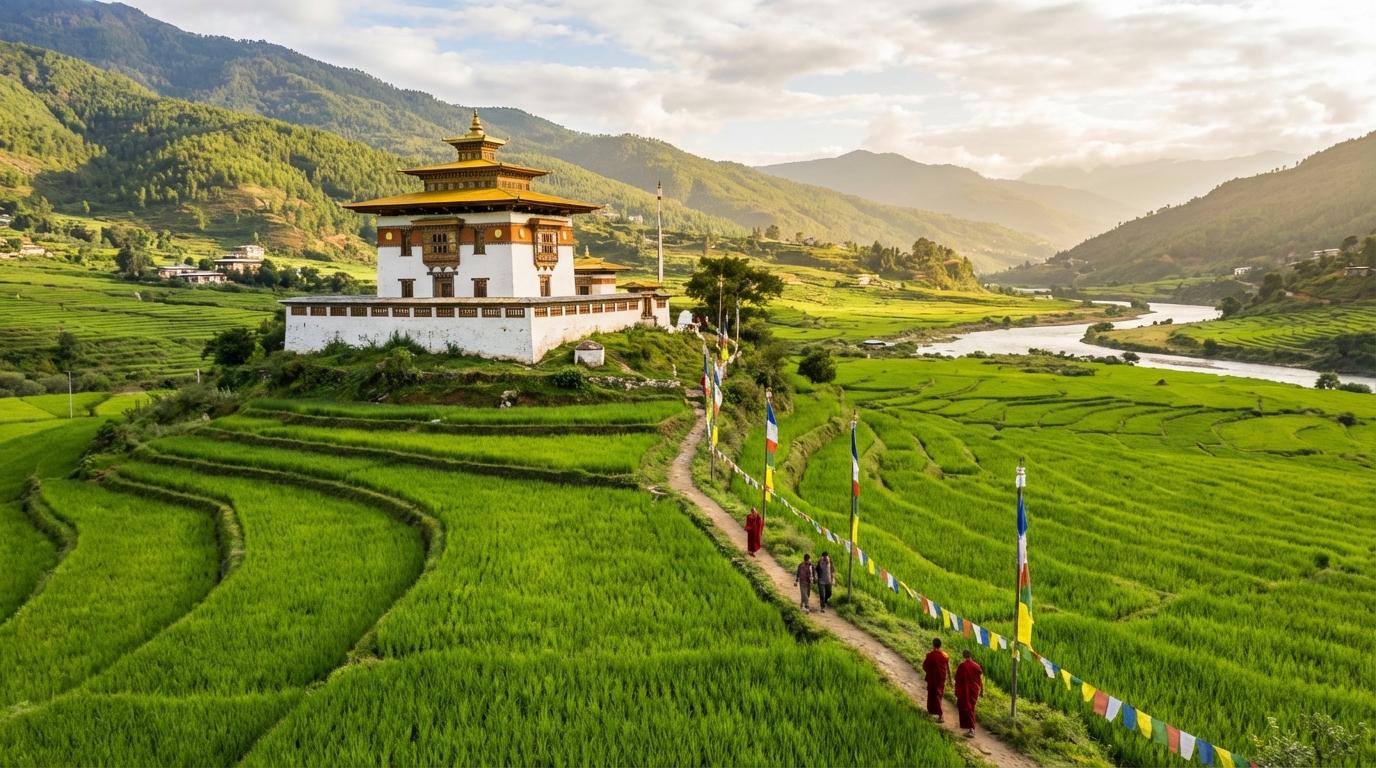Day 3 in Dochula & Punakha, scene 2